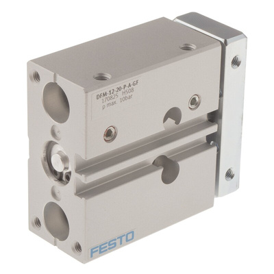 Festo Pneumatic Guided Cylinder - 170825, 12mm Bore, 20mm Stroke, DFM Series, Double Acting