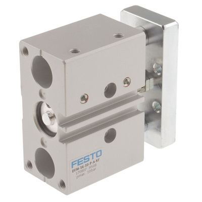 Festo Pneumatic Guided Cylinder - 170907, 16mm Bore, 10mm Stroke, DFM Series, Double Acting