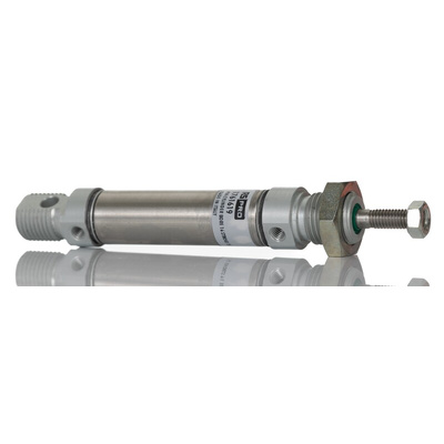 RS PRO Roundline Cylinder - 16mm Bore, 25mm Stroke, Double Acting