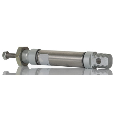 RS PRO Roundline Cylinder - 16mm Bore, 25mm Stroke, Double Acting