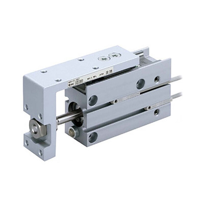 SMC Pneumatic Guided Cylinder - 16mm Bore, 10mm Stroke, MXH Series, Double Acting