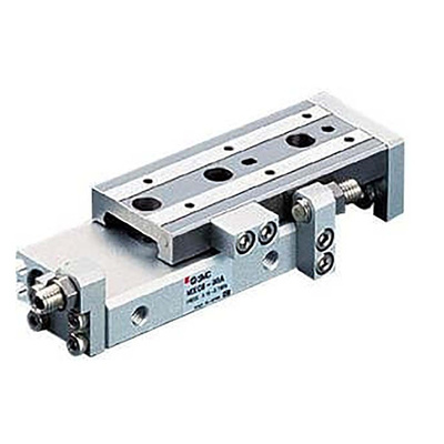 SMC Pneumatic Guided Cylinder - 8mm Bore, 20mm Stroke, MXQ Series, Double Acting