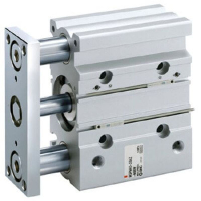 SMC Pneumatic Guided Cylinder - MGPM25, 25mm Bore, 100mm Stroke, MGP Series, Double Acting