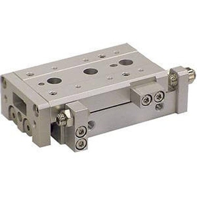 SMC Pneumatic Guided Cylinder - 16mm Bore, 40mm Stroke, MXS Series, Double Acting