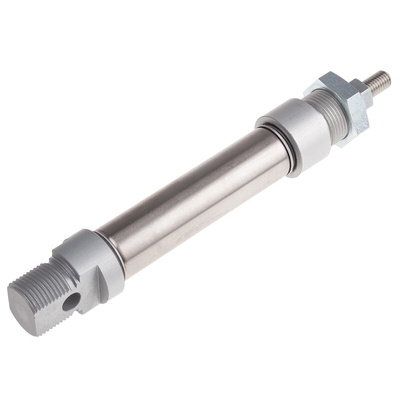 RS PRO Pneumatic Piston Rod Cylinder - 20mm Bore, 50mm Stroke, ISO 6432 Series, Single Acting