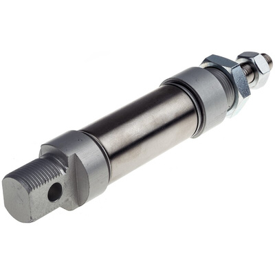 RS PRO Pneumatic Piston Rod Cylinder - 25mm Bore, 25mm Stroke, ISO 6432 Series, Single Acting