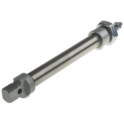 RS PRO Pneumatic Piston Rod Cylinder - 10mm Bore, 50mm Stroke, ISO 6432 Series, Double Acting