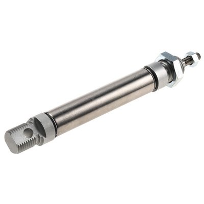 RS PRO Pneumatic Piston Rod Cylinder - 16mm Bore, 50mm Stroke, ISO 6432 Series, Double Acting