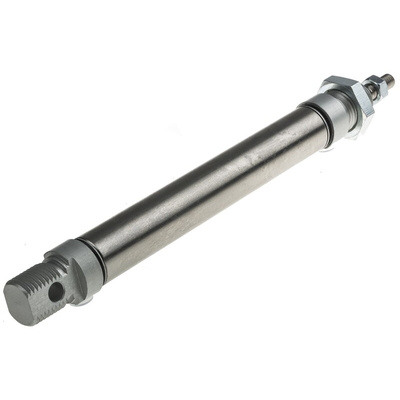 RS PRO Pneumatic Piston Rod Cylinder - 16mm Bore, 80mm Stroke, ISO 6432 Series, Double Acting
