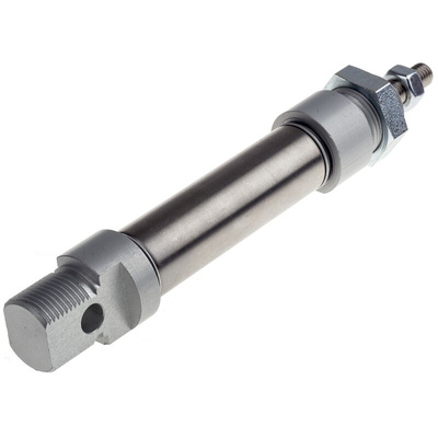 RS PRO Pneumatic Piston Rod Cylinder - 20mm Bore, 40mm Stroke, ISO 6432 Series, Double Acting