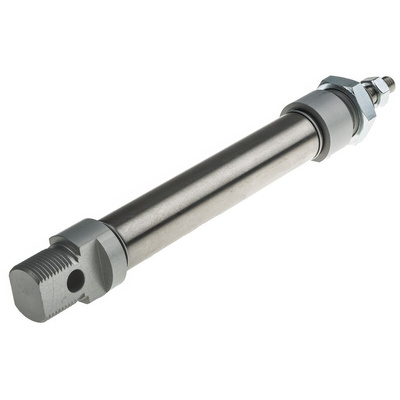 RS PRO Pneumatic Piston Rod Cylinder - 20mm Bore, 80mm Stroke, ISO 6432 Series, Double Acting