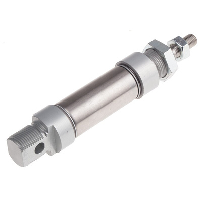 RS PRO Pneumatic Roundline Cylinder - 25mm Bore, 25mm Stroke, ISO 6432 Series, Double Acting