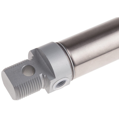 RS PRO Pneumatic Piston Rod Cylinder - 25mm Bore, 40mm Stroke, ISO 6432 Series, Double Acting