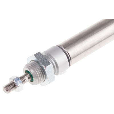 RS PRO Pneumatic Piston Rod Cylinder - 16mm Bore, 160mm Stroke, ISO 6432 Series, Double Acting
