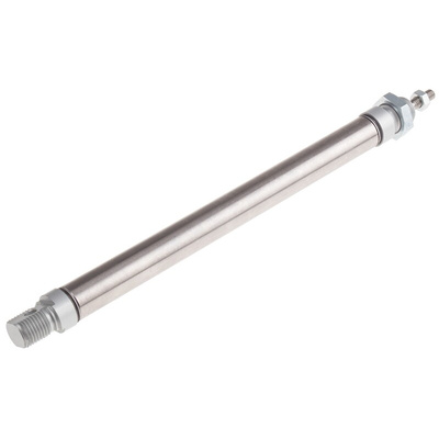 RS PRO Pneumatic Piston Rod Cylinder - 16mm Bore, 160mm Stroke, ISO 6432 Series, Double Acting