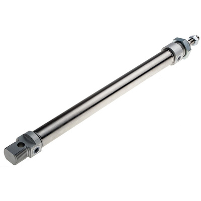 RS PRO Pneumatic Piston Rod Cylinder - 20mm Bore, 200mm Stroke, ISO 6432 Series, Double Acting