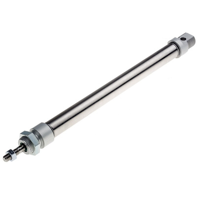 RS PRO Pneumatic Piston Rod Cylinder - 20mm Bore, 200mm Stroke, ISO 6432 Series, Double Acting