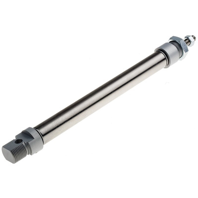 RS PRO Pneumatic Piston Rod Cylinder - 20mm Bore, 160mm Stroke, ISO 6432 Series, Double Acting