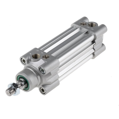 RS PRO Pneumatic Piston Rod Cylinder - 40mm Bore, 50mm Stroke, CDEM Series, Double Acting