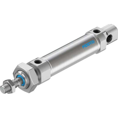 Festo Pneumatic Cylinder - 19246, 25mm Bore, 50mm Stroke, DSNU Series, Double Acting