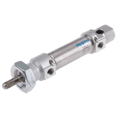 Festo Pneumatic Cylinder - 33974, 20mm Bore, 25mm Stroke, DSNU Series, Double Acting
