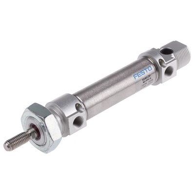 Festo Pneumatic Cylinder - 19236, 20mm Bore, 40mm Stroke, DSNU Series, Double Acting