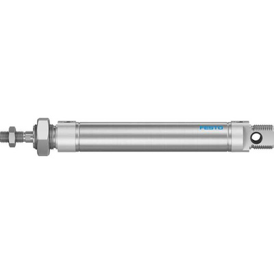 Festo Pneumatic Cylinder - 19223, 25mm Bore, 100mm Stroke, DSNU Series, Double Acting