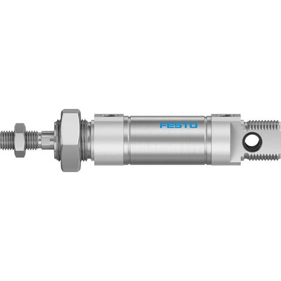 Festo Pneumatic Cylinder - 19218, 25mm Bore, 10mm Stroke, DSNU Series, Double Acting