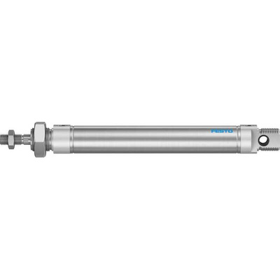 Festo Pneumatic Cylinder - 19224, 25mm Bore, 125mm Stroke, DSNU Series, Double Acting