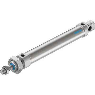 Festo Pneumatic Cylinder - 19249, 25mm Bore, 125mm Stroke, DSNU Series, Double Acting