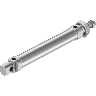 Festo Pneumatic Cylinder - 19249, 25mm Bore, 125mm Stroke, DSNU Series, Double Acting