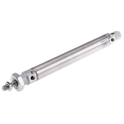 Festo Pneumatic Piston Rod Cylinder - 19250, 25mm Bore, 160mm Stroke, DSNU Series, Double Acting