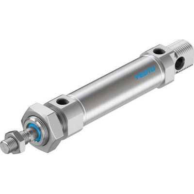 Festo Pneumatic Piston Rod Cylinder - 19221, 25mm Bore, 50mm Stroke, DSNU Series, Double Acting