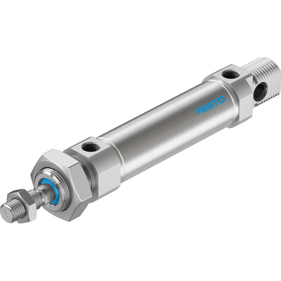 Festo Pneumatic Cylinder - 559284, 25mm Bore, 50mm Stroke, DSNU Series, Double Acting
