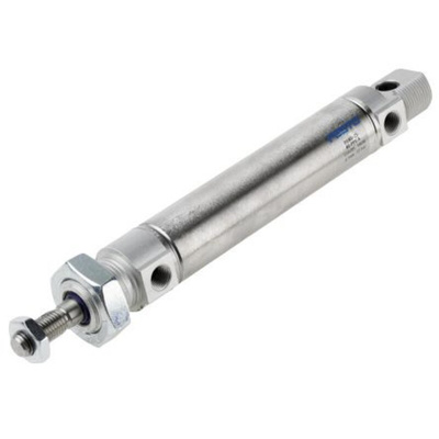 Festo Pneumatic Cylinder - 19247, 25mm Bore, 80mm Stroke, DSNU Series, Double Acting