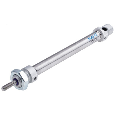 Festo Pneumatic Cylinder - 19194, 12mm Bore, 100mm Stroke, DSNU Series, Double Acting