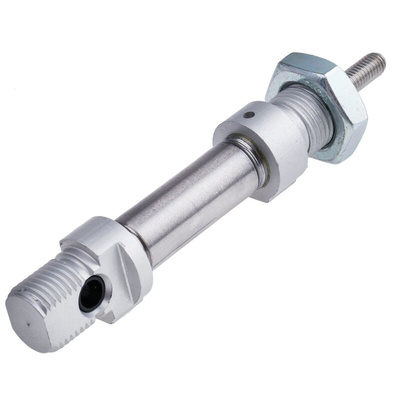 Festo Pneumatic Piston Rod Cylinder - 19189, 12mm Bore, 10mm Stroke, DSNU Series, Double Acting