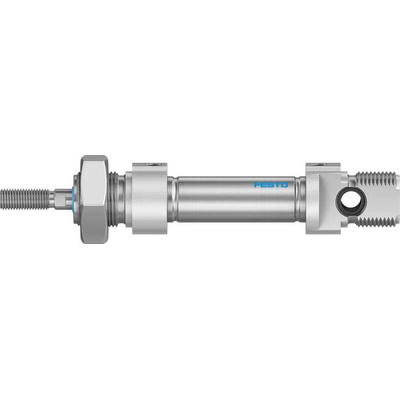 Festo Pneumatic Piston Rod Cylinder - 19189, 12mm Bore, 10mm Stroke, DSNU Series, Double Acting