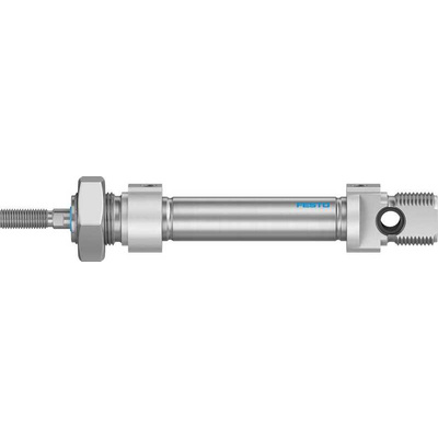 Festo Pneumatic Cylinder - 19190, 12mm Bore, 25mm Stroke, DSNU Series, Double Acting