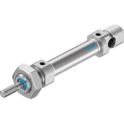 Festo Pneumatic Cylinder - 19190, 12mm Bore, 25mm Stroke, DSNU Series, Double Acting