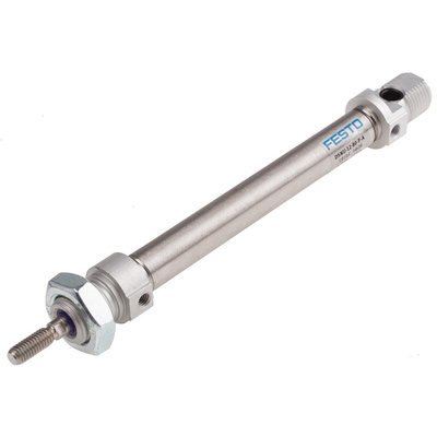 Festo Pneumatic Cylinder - 19193, 12mm Bore, 80mm Stroke, DSNU Series, Double Acting