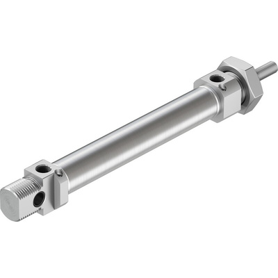 Festo Pneumatic Cylinder - 19239, 20mm Bore, 100mm Stroke, DSNU Series, Double Acting