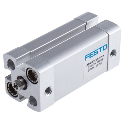 Festo Pneumatic Cylinder - 536216, 12mm Bore, 30mm Stroke, ADN Series, Double Acting