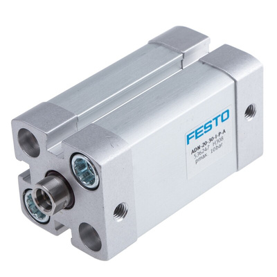 Festo Pneumatic Cylinder - 536247, 20mm Bore, 30mm Stroke, ADN Series, Double Acting