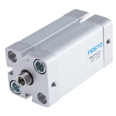 Festo Pneumatic Cylinder - 536265, 25mm Bore, 40mm Stroke, ADN Series, Double Acting