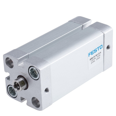 Festo Pneumatic Cylinder - 536266, 25mm Bore, 50mm Stroke, ADN Series, Double Acting