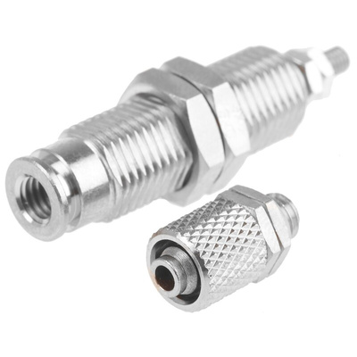 SMC Pneumatic Piston Rod Cylinder - 6mm Bore, 15mm Stroke, CJP Series, Single Acting