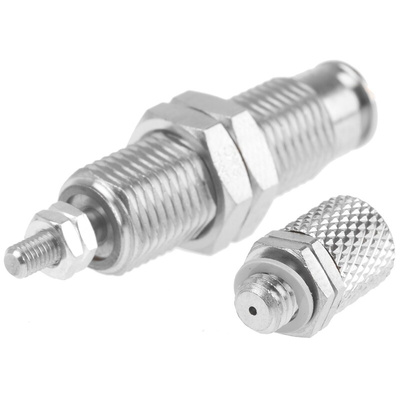 SMC Pneumatic Piston Rod Cylinder - 6mm Bore, 15mm Stroke, CJP Series, Single Acting