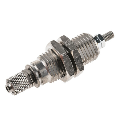 SMC Pneumatic Piston Rod Cylinder - 10mm Bore, 15mm Stroke, CJP Series, Single Acting
