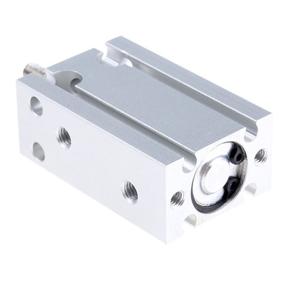 SMC Pneumatic Piston Rod Cylinder - 16mm Bore, 10mm Stroke, CU Series, Double Acting